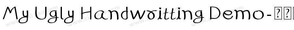 My Ugly Handwritting Demo字体转换